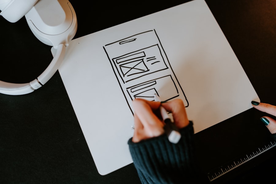 Photo design distraction-free environment