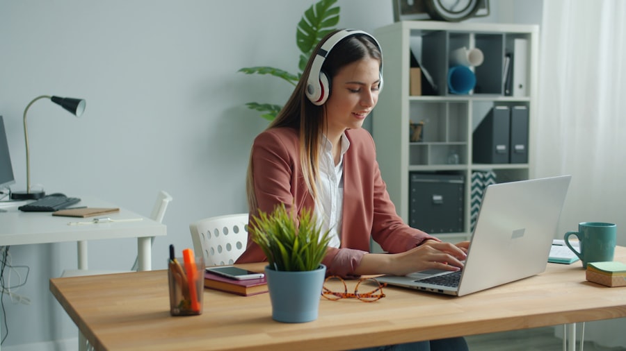 Photo productivity headphones