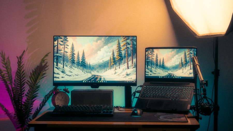Photo workspace setup