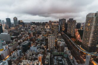 Photo affordable housing flood risk Tokyo