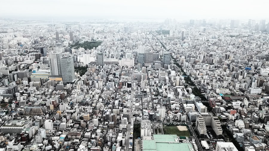 Photo affordable housing flood risk Tokyo