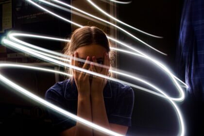 Photo fear of stillness nervous system