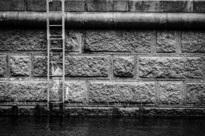 Photo three thens ladder anxiety