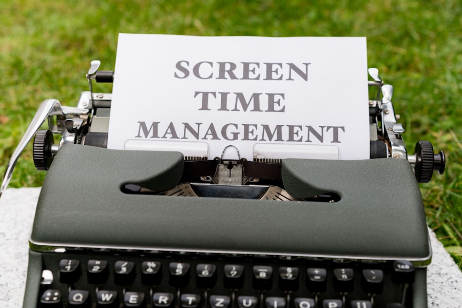 Screen time limits
