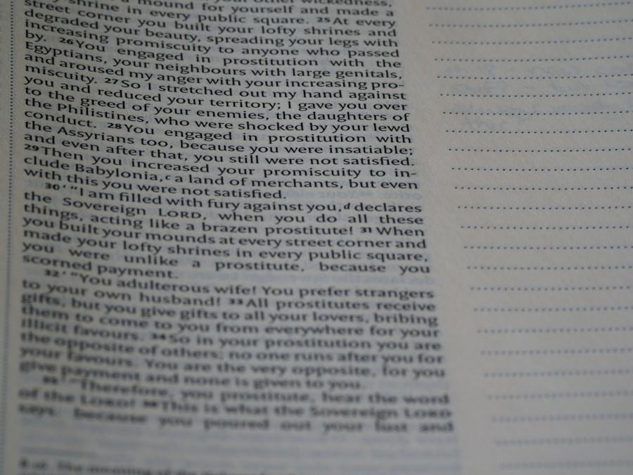 Photo studying dense academic material