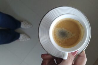 Photo caffeine timing
