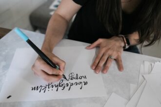 Photo writing technique