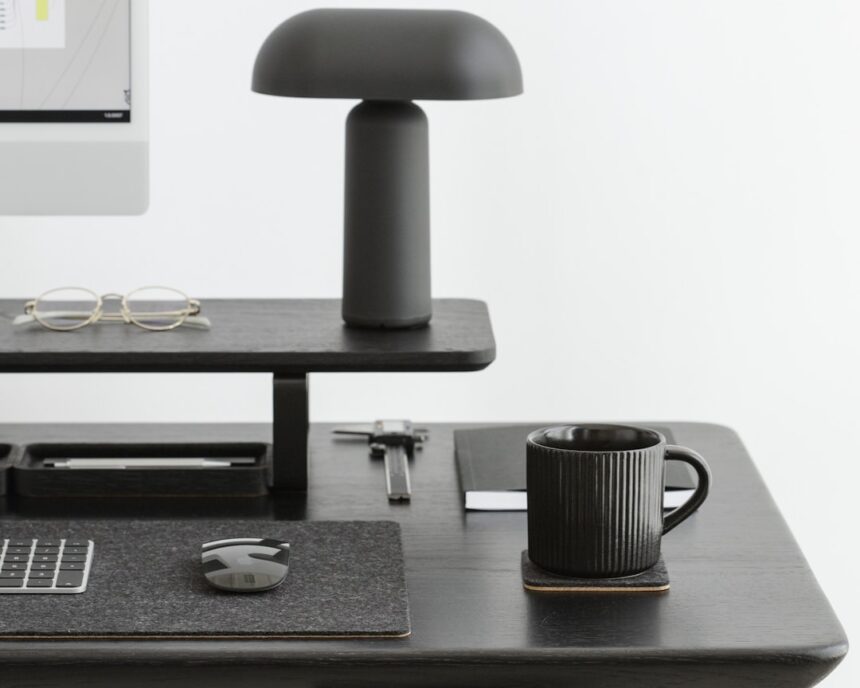 Photo desk organization